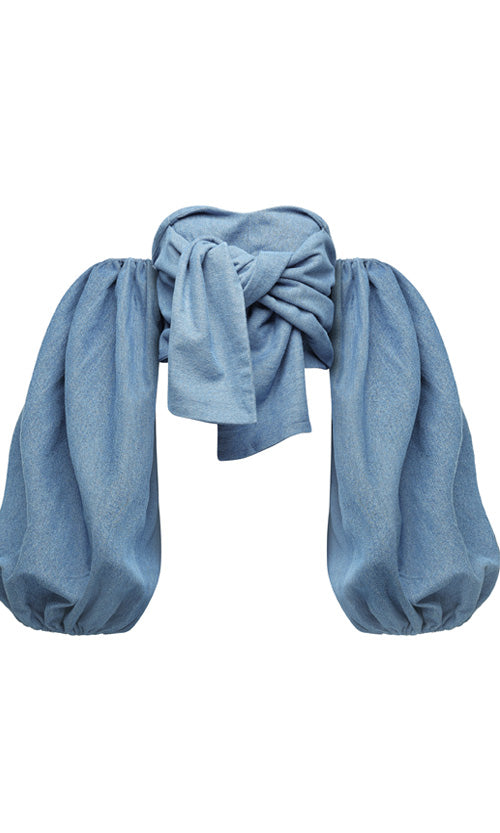Denim All About Romance Top