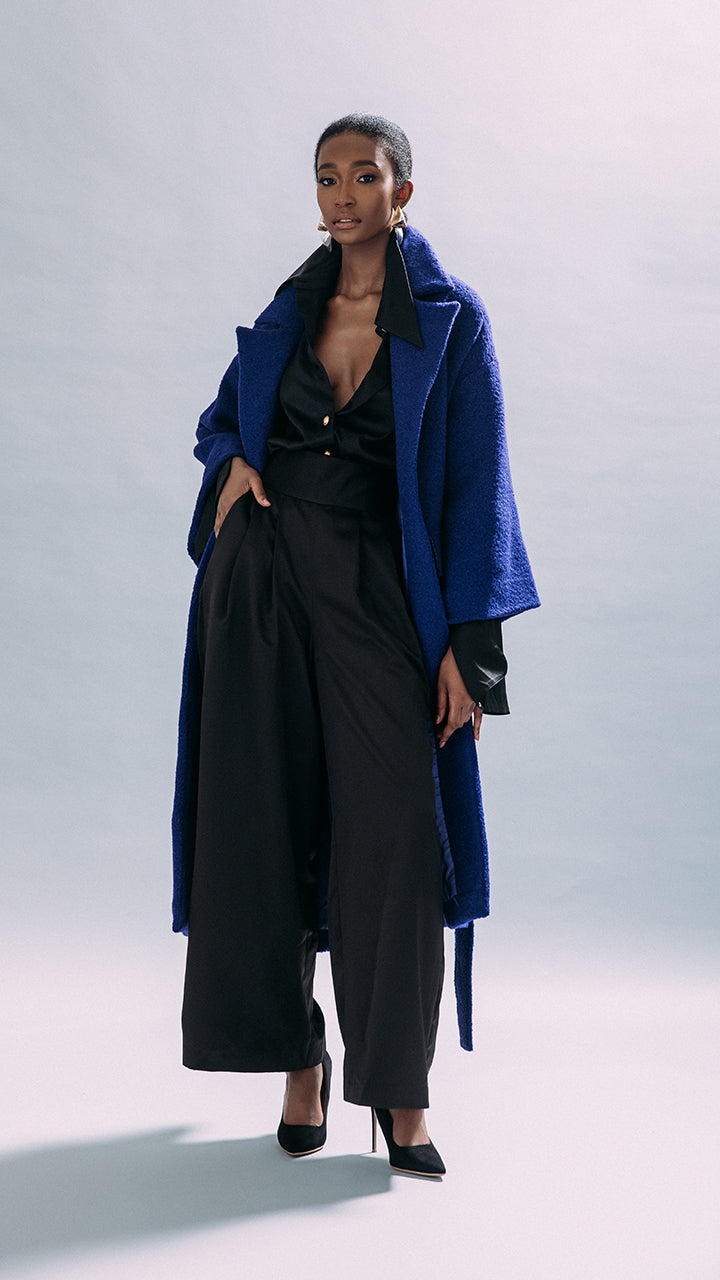 Kimono Coat in Purple