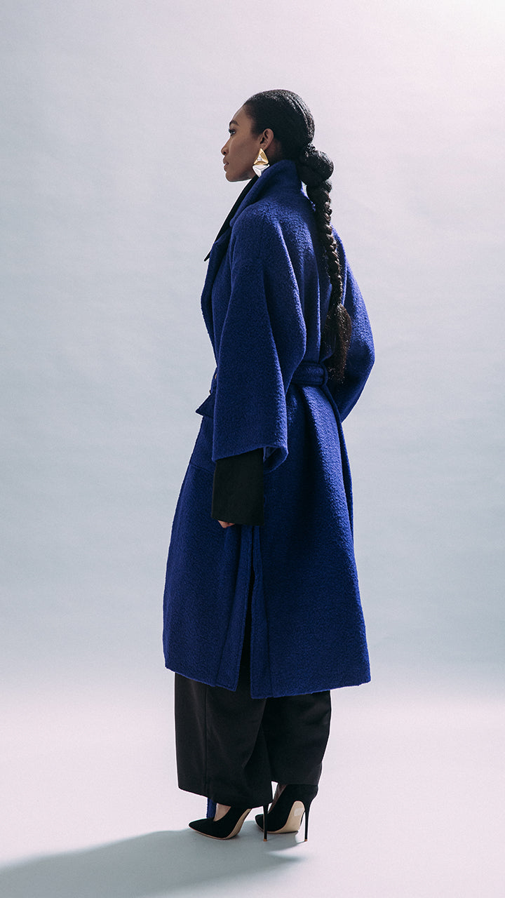 Kimono Coat in Purple