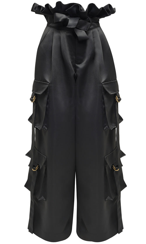 Ruffle Cargo Pant