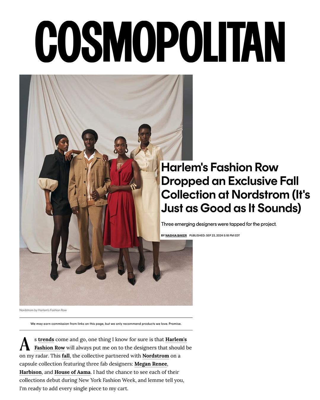 Cosmopolitan Press Clipping