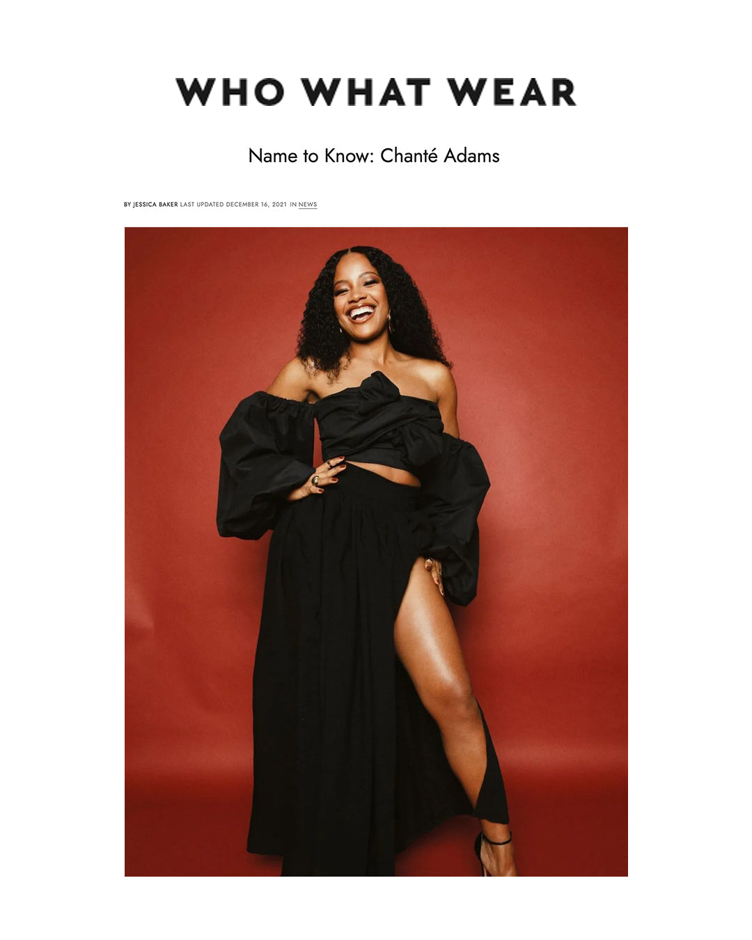 Chante' Adams Who What Wear