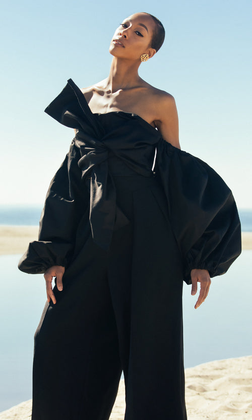 All About Romance Top- Black